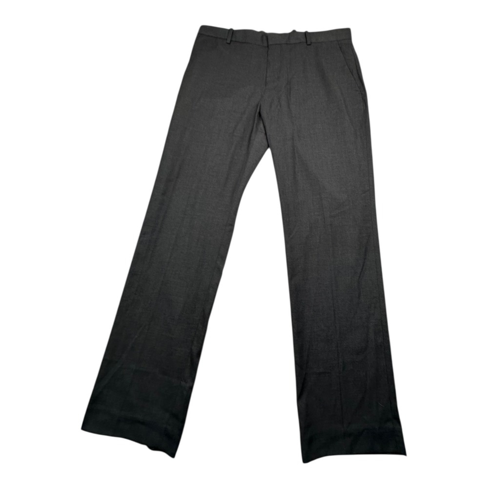 Perry Ellis Mens‎ Slim Fit Stretch Dress Pants Charcoal Gray Size 34x29